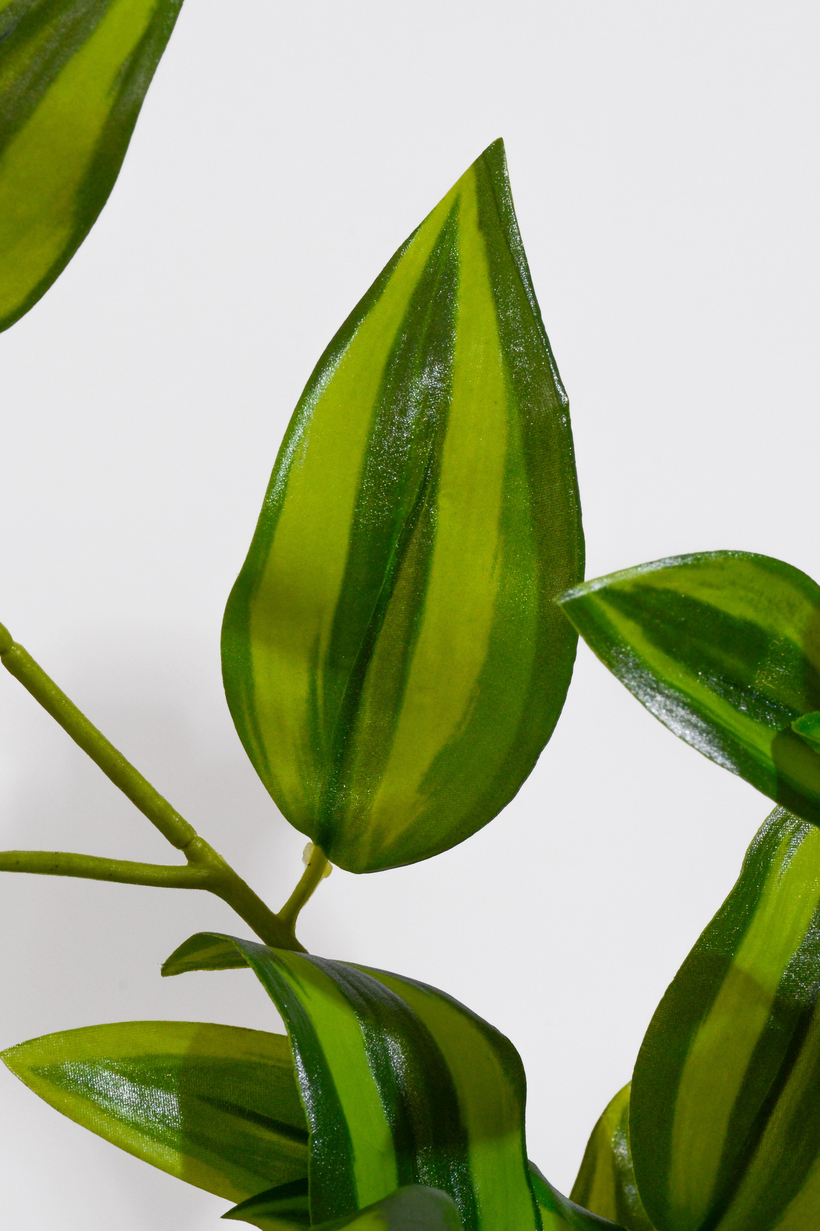 26" Artificial UV Natural Touch Hanging Tradescantia Two Tone Green