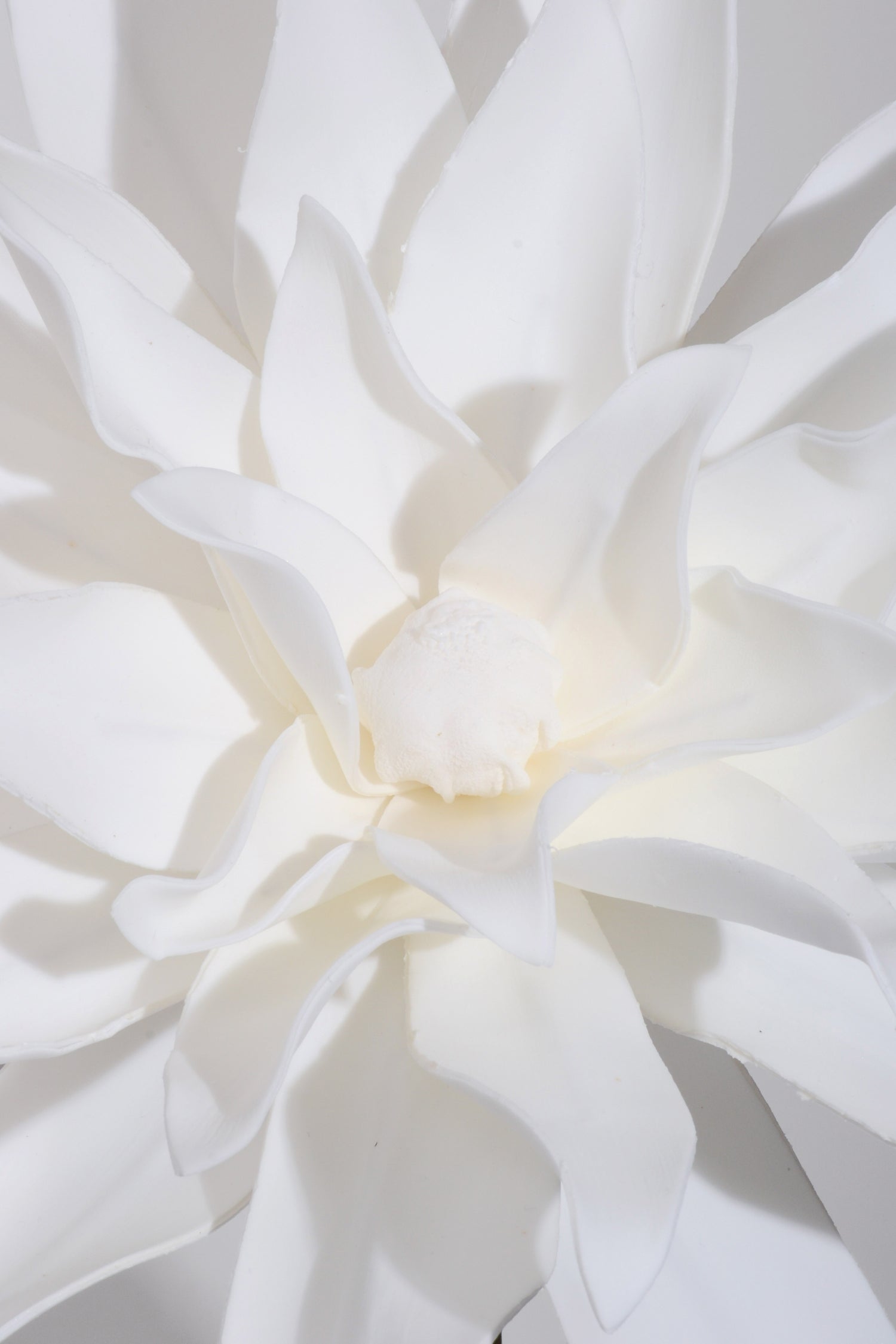 37" Silk Dahlia Spray White