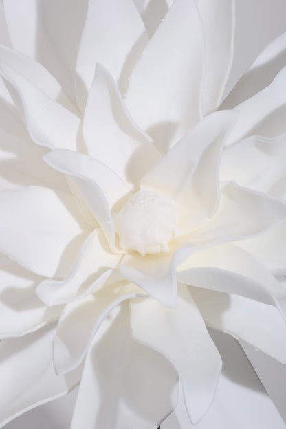 37" Silk Dahlia Spray White