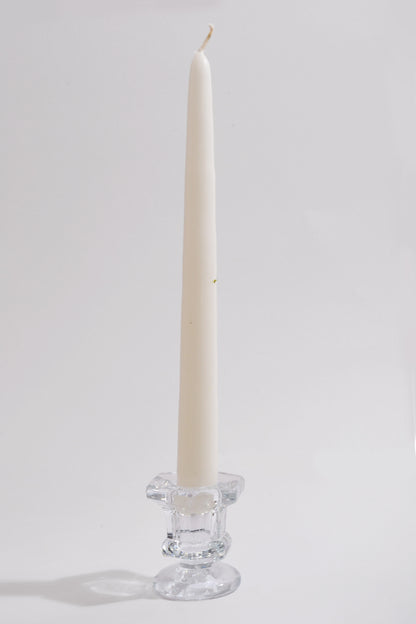 2.25" Glass Candle Holder Clear