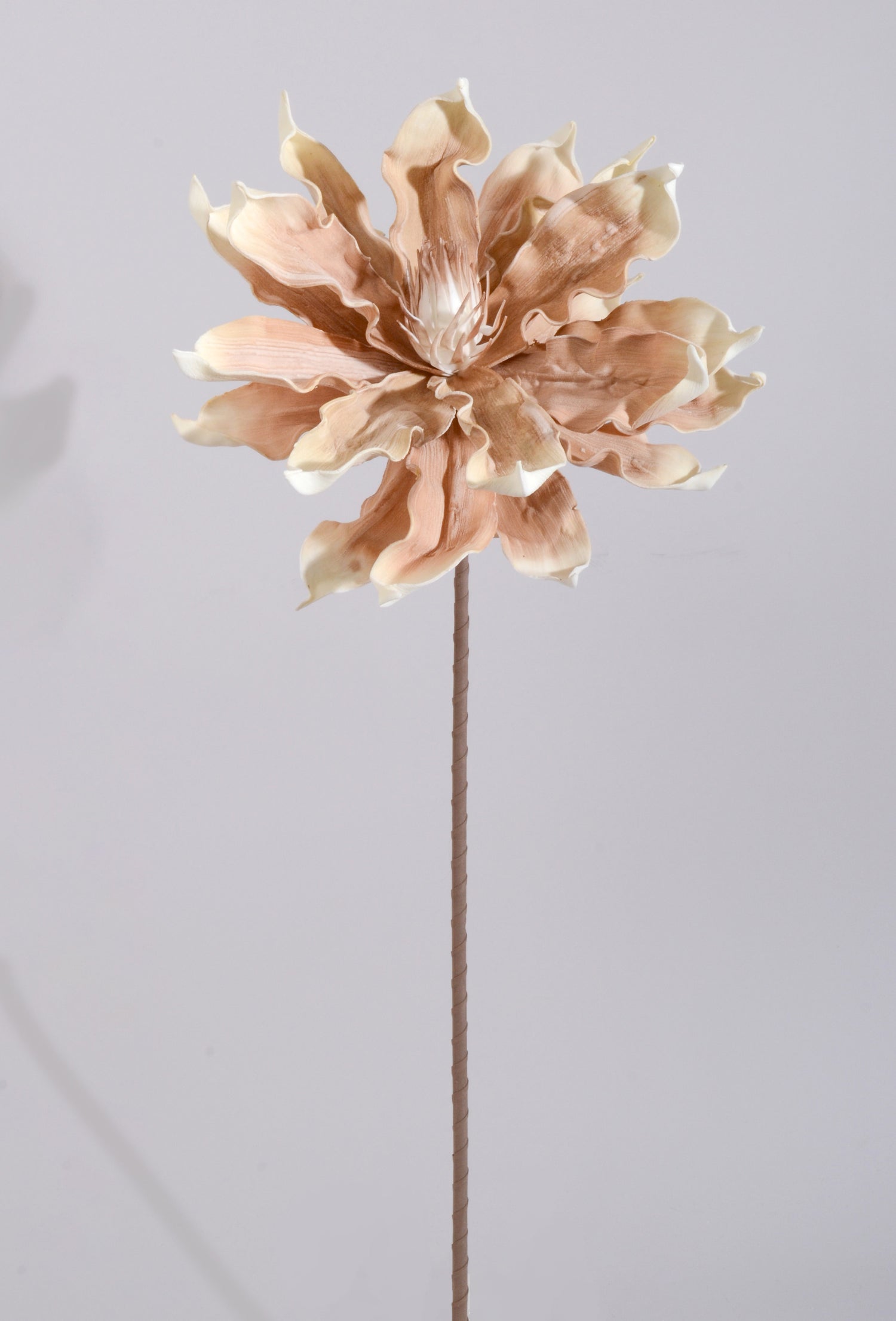 32" Foam Flower Spray Brown