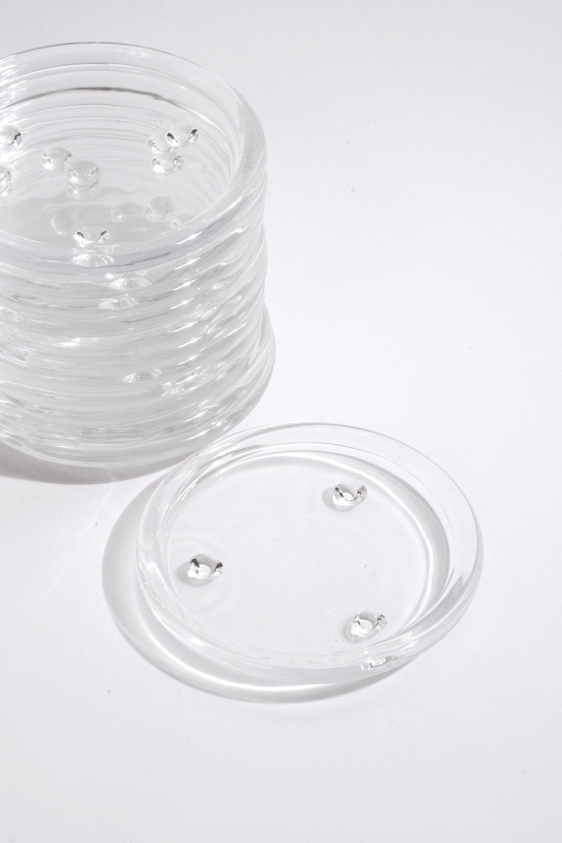 4" Glass Candle Dish Clear Bx12