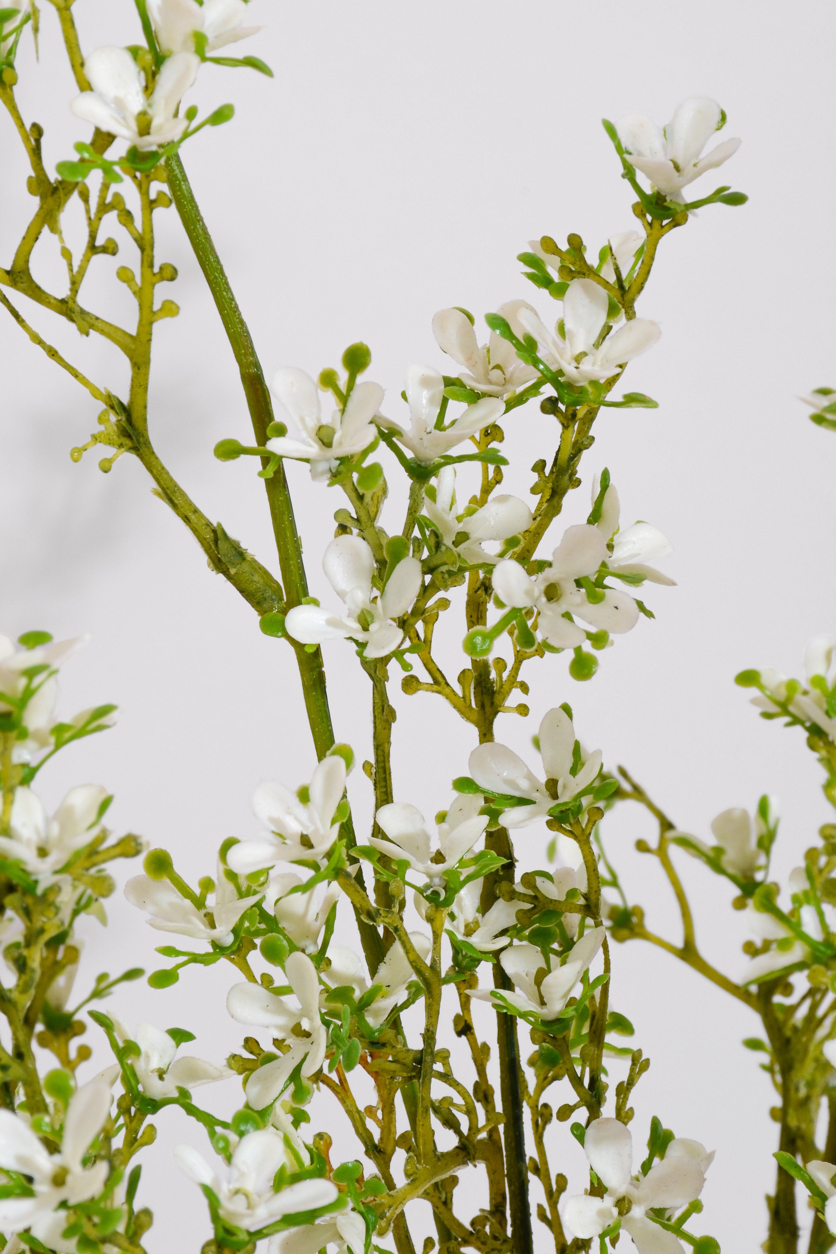 21.5" Artificial Mini Flower Bush White
