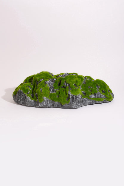 19.5" Rock W/ Moss Green