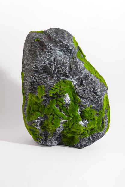 8"x 13.75"x 19.5" Rock w/Moss Green
