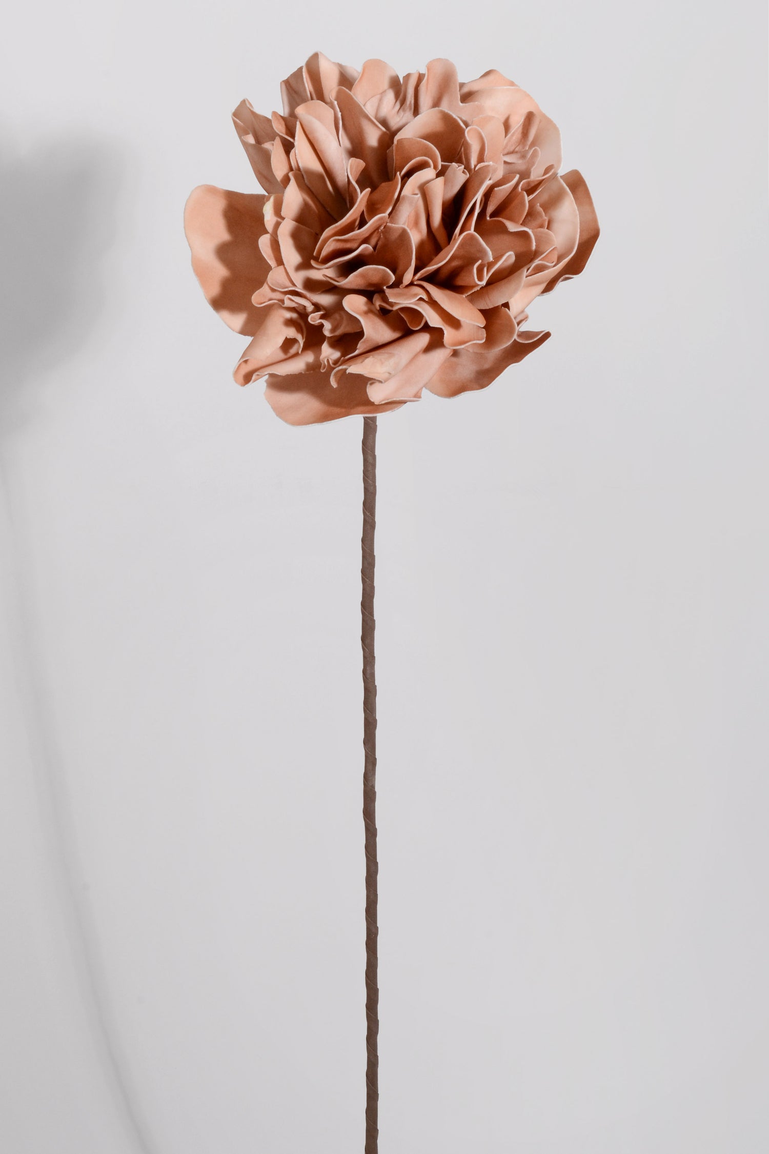30" Artificial Eva Flower Stem Taupe