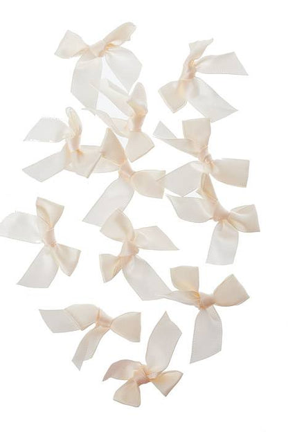 2" Ribbon Bow Ivory Pkg/12