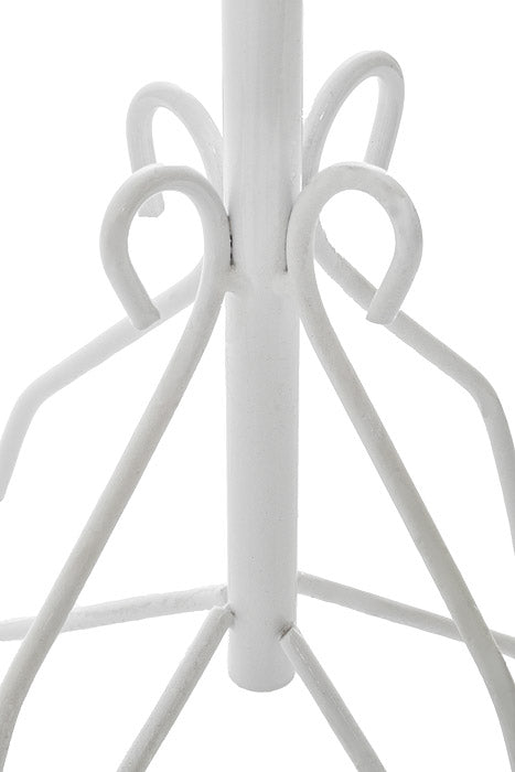 8" X 29" Adjustable Up To 46" Bouquet Stand White