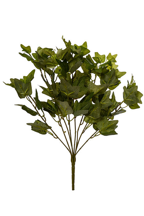 17.75&quot; Ivy Leaf Bush Moss Green