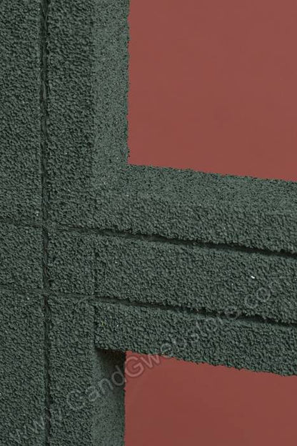 30" Reinforced Styrofoam Cross Green