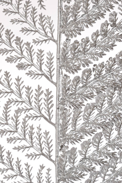 41" Metallic Fern Leaf Spray Silver