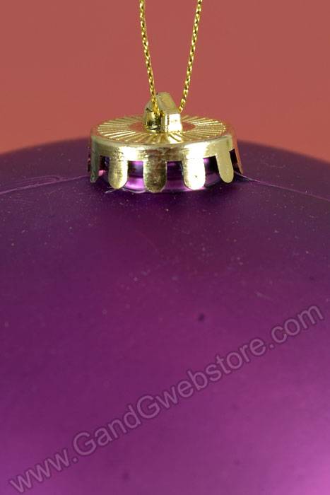 200mm Matt Plastic Ball Purple