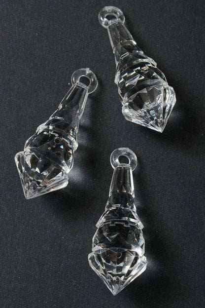 45mm Acrylic Drop Accessory Clear Pkg/36