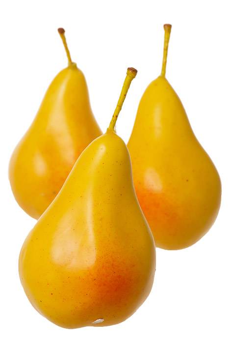 4.5" Pears Yellow Pkg/12
