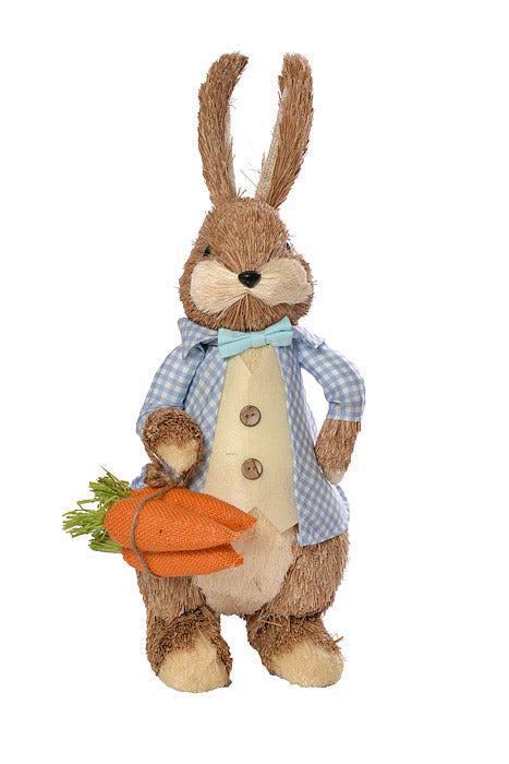 6.7" X 8.3" X 17.3" Rabbit Brown Set/2