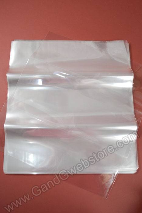 18" X 20" Cellophane Bag Clear Pkg/50
