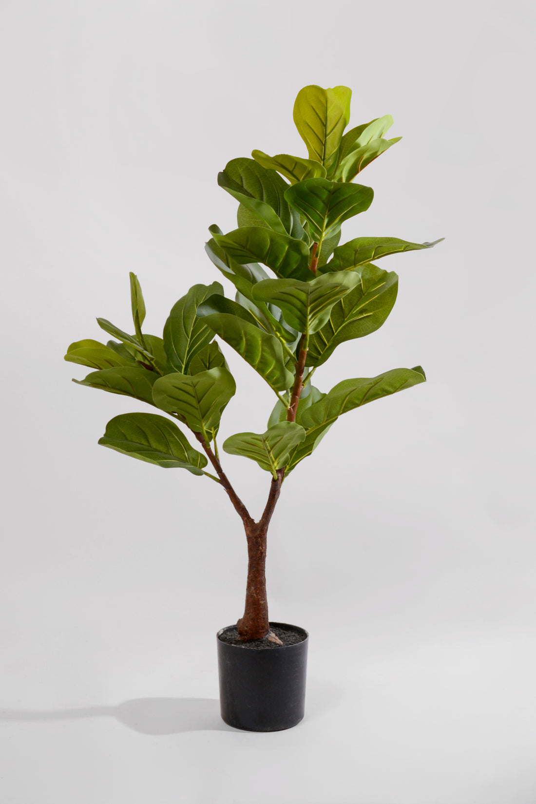 35" Artificial Fiddle Leaf Tree In Pot Green