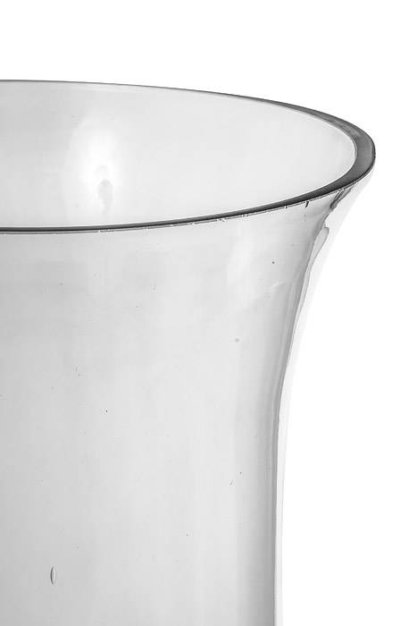 23.75" Reversible Glass Vase Clear