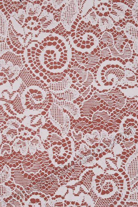 20" X 100ft Victorian Lace Printed Cellophane Roll White