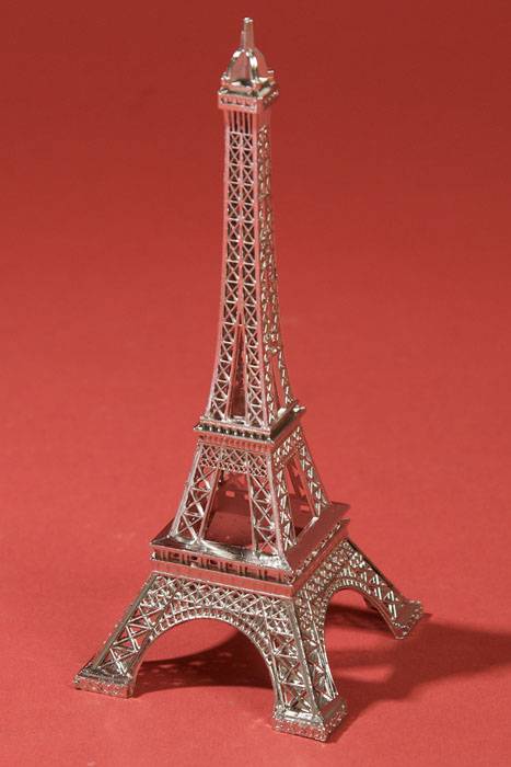 6" Eiffel Tower Silver