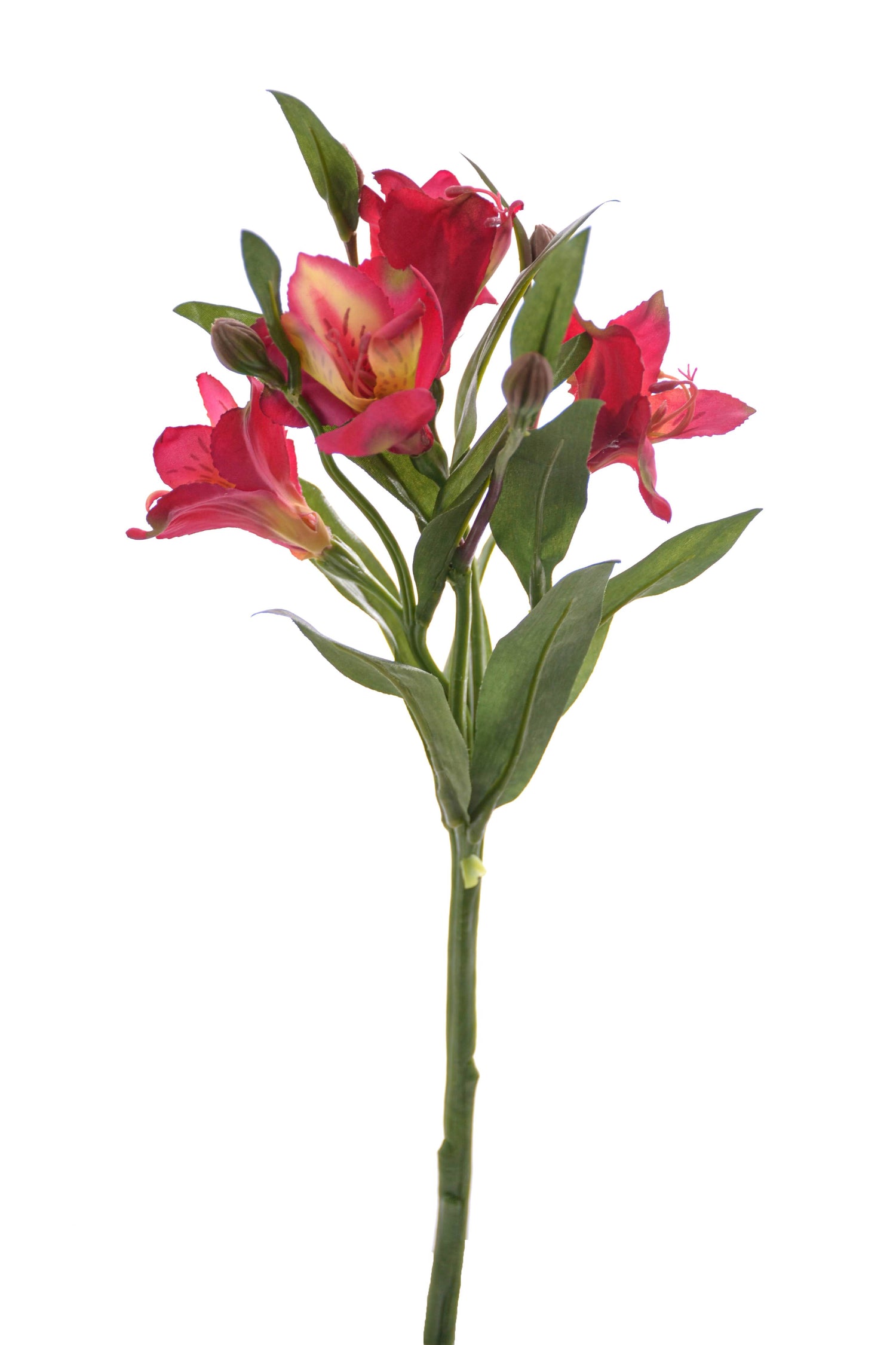 14" Silk Alstromeria Spray Beauty Yellow