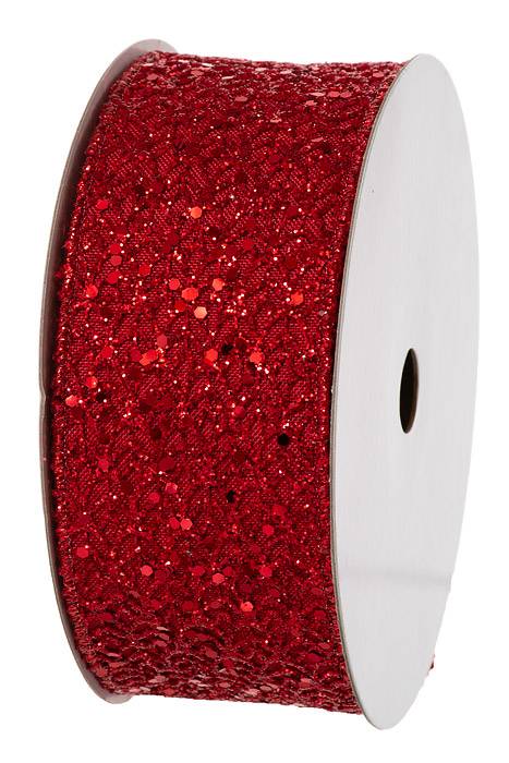 2-1/2" X 10yd Bling Red