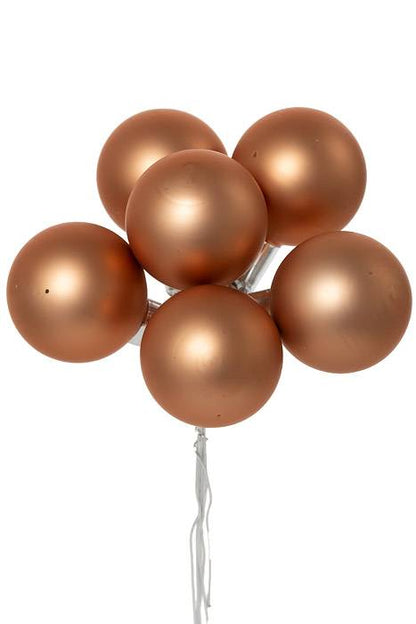 35mm Matte Glass Ball (Coral) Bx/72