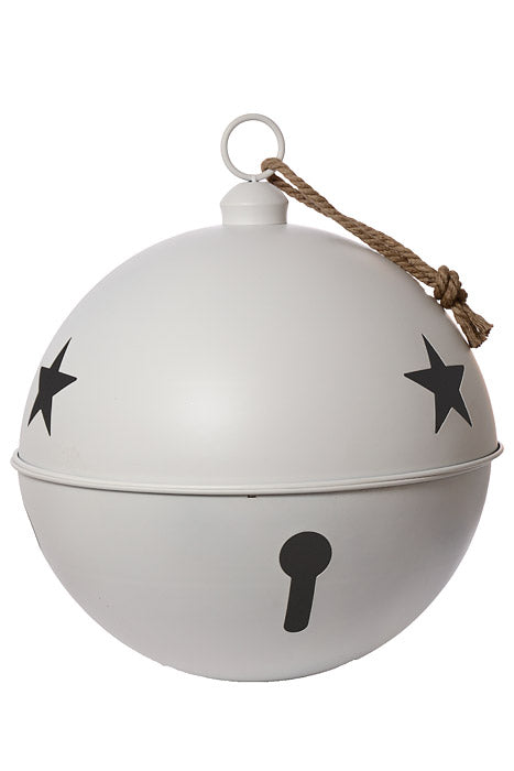 24" Jingle Bell Ornament White