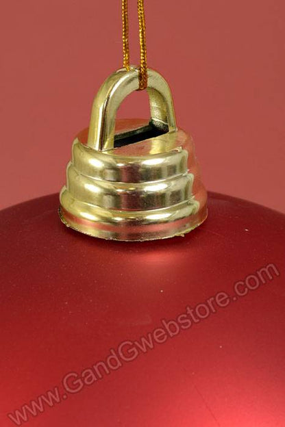 300mm Matt Plastic Ball Red