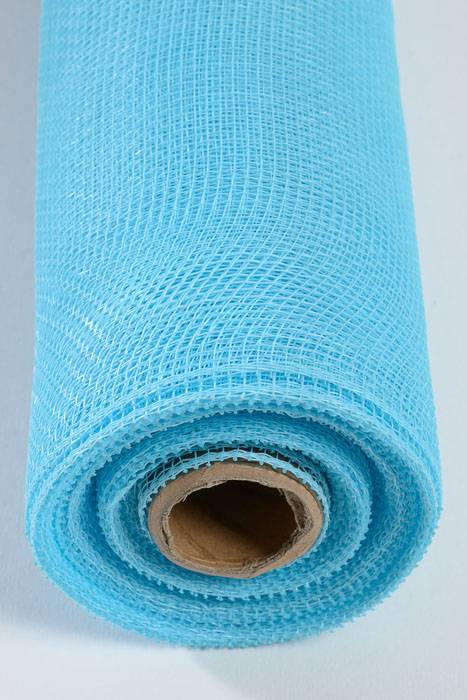 21" X 10yds Decorating Mesh Plain Blue