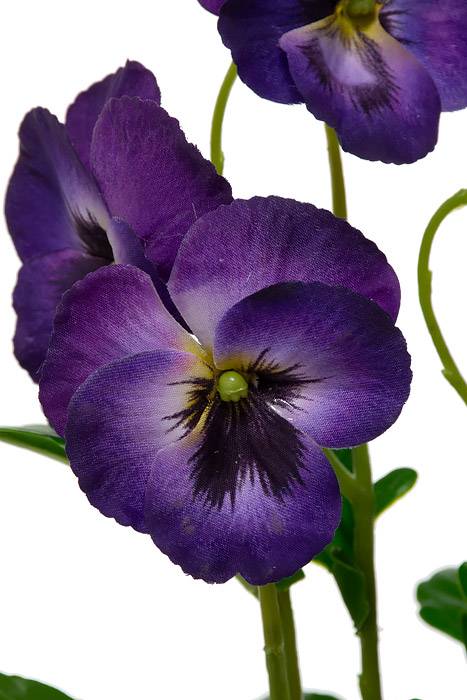 15&quot; Silk Pansy Spray Purple