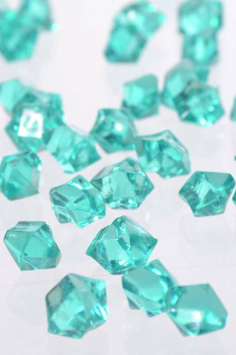 Small Acrylic Cube Teal Pkg/1lb