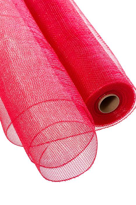 21" X 10yds Decorating Mesh Plain Red