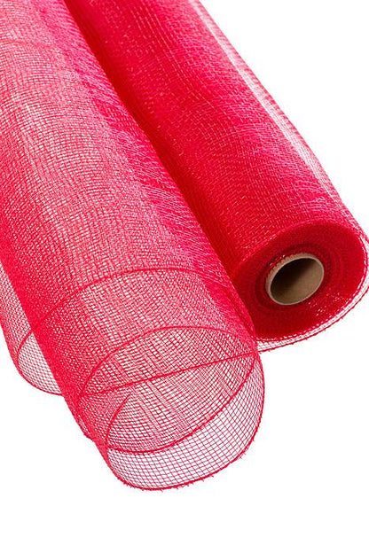 21" X 10yds Decorating Mesh Plain Red