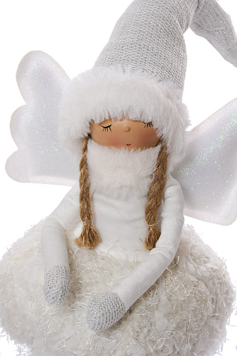 20" Sitting Angel White