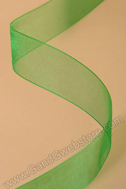 Organdy Ribbon Emerald