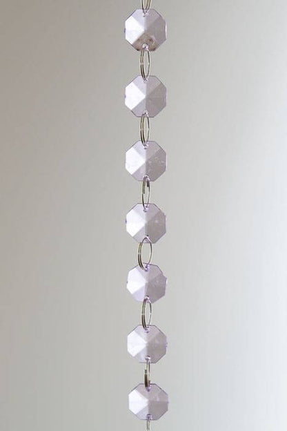 72" Acrylic Octagon Bead Garland Lavender 