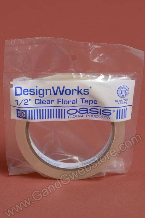 1/2" X 60yds Clear Floral Tape