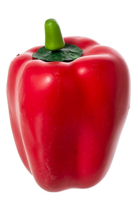 4" Weighted Bell Pepper Red Pkg/6