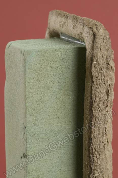 36" Oasis Mache &amp; Floral Foam Cross Green