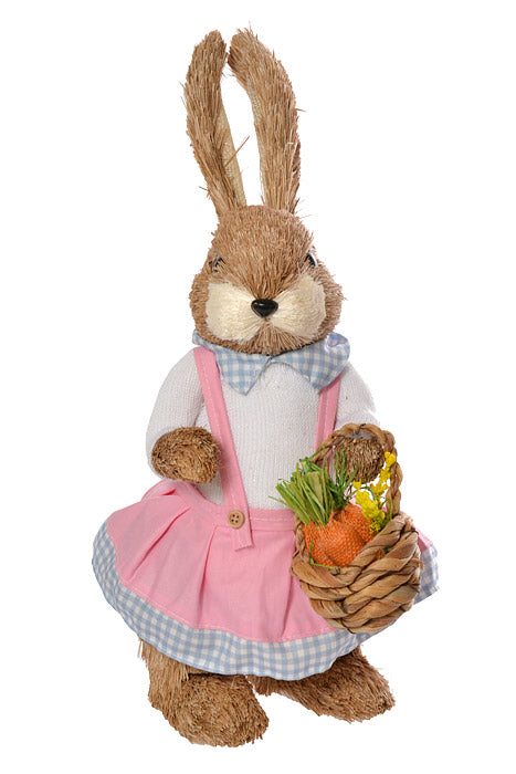 6.7" X 8.3" X 17.3" Rabbit Brown Set/2