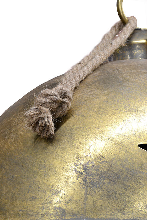 24" Jingle Bell Ornament Champagne/Gold