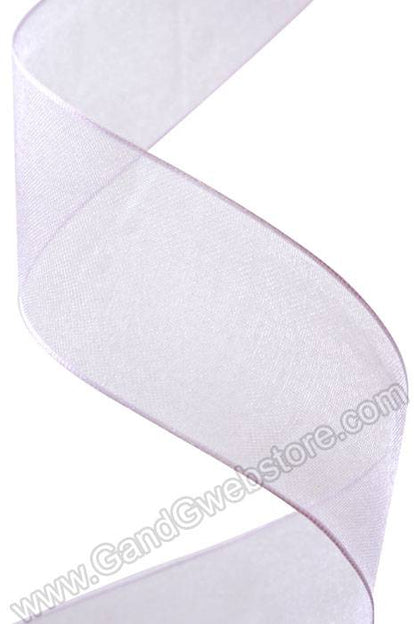 1.5" X 25yds Wired Encore Ribbon French Lavender