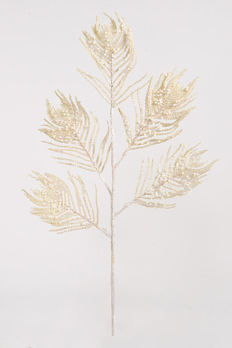 24" Pearl Coral Fan Spray Pearl/White