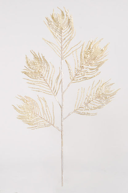 24" Pearl Coral Fan Spray Pearl/White