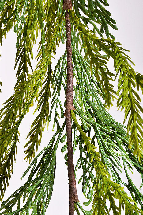 48" Natural Touch Cedar/Pine Garland Green