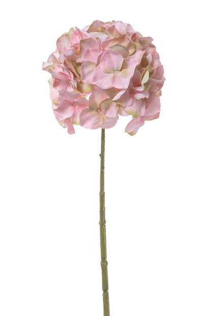 21" Silk Hydrangea Spray Mauve/green