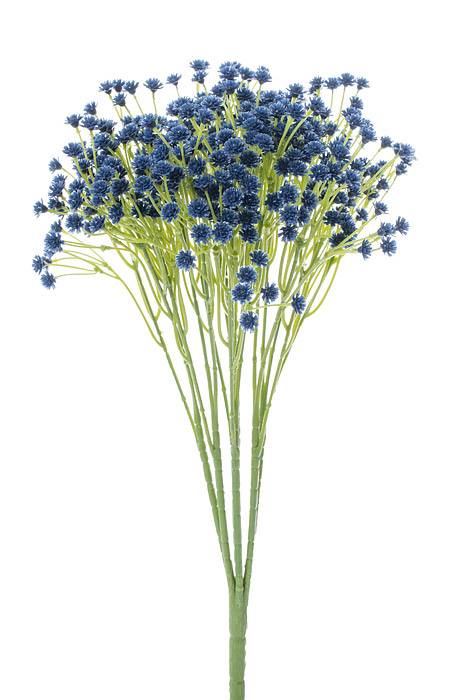 15" Artificial Baby Breath Royal Blue