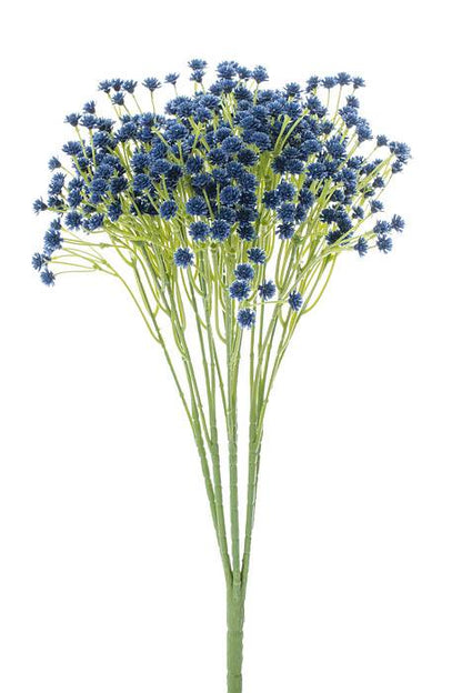 15" Artificial Baby Breath Royal Blue