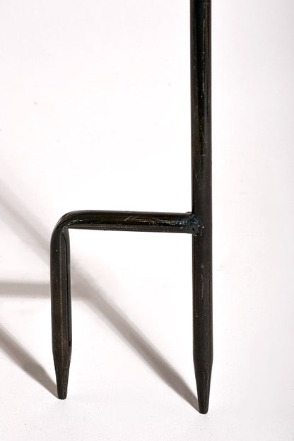 36" Ball Stack Shinny/Mix Glitter Finial Stake Ornament Red/Green